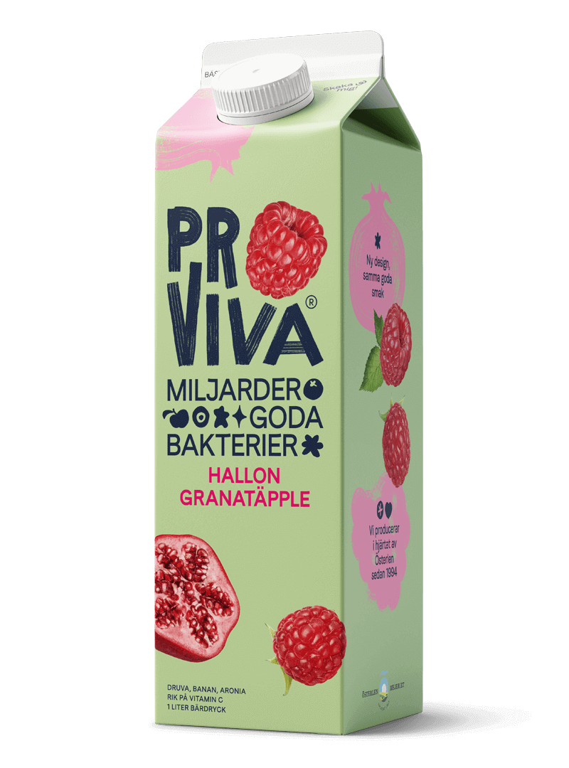 Proviva Hallon Granatäpple Original från sidan