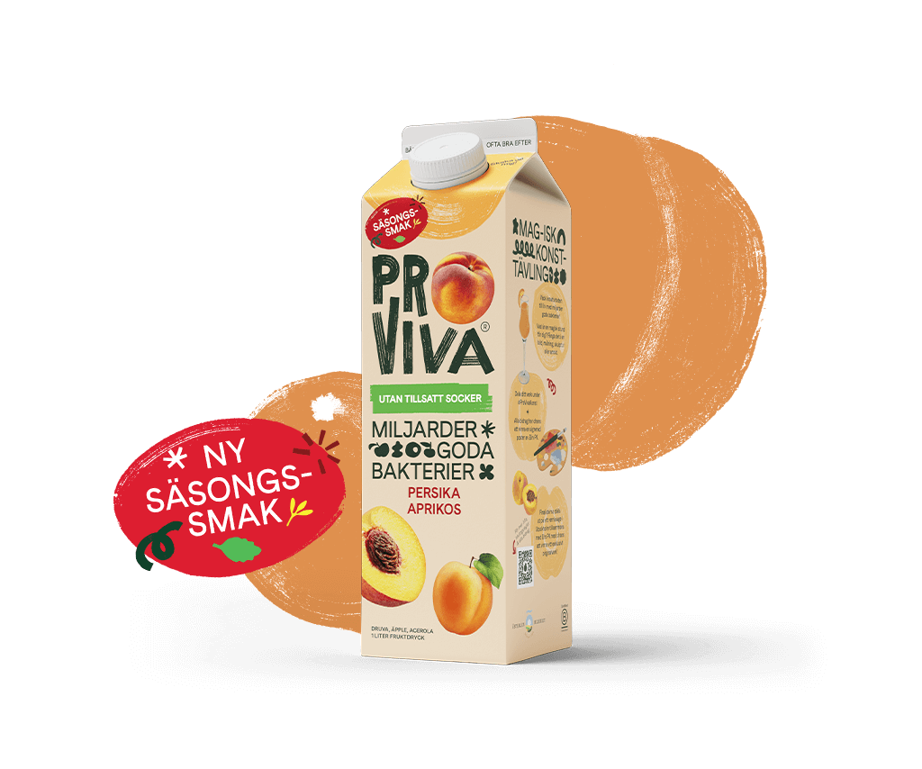 Prova vår säsongsnyhet Persika Aprikos. I butik nu!